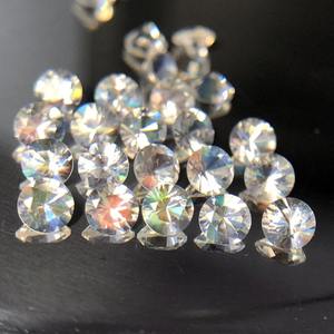 Andesine naturelle, labradorite, pierre précieuse taillée en diamant, taille brillant ronde, pierre de lune arc-en-ciel de Madagascar pour la fabrication de bijoux - Product Image 3