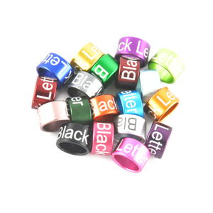 China Leverancier Uitstekende Kanarie Duif Voet Bands Vinken Tag Aluminium Vogel Been Ringen - Product Image 4