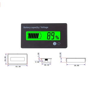 Testeur de batterie au plomb-acide et au lithium GY-6D 24V-84V, indicateur de tension et de capacité, voltmètre numérique - Product Image 1