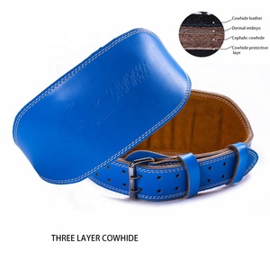 Fitness Spots allenamento allenamento palestra vita posteriore pelle bovina sollevamento pesi Powerlifting cintura a leva per sollevamento pesi in pelle - Product Image 6