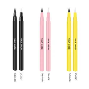 Schwarz Matt Kein Logo Eyeliner Eyeliner Entferner Stift Make Up Großhandel Luxus Custom Era sable Eyeliner