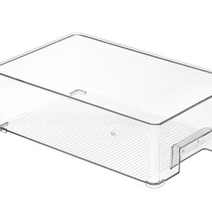 Buzdolabı organizatör gıda kapları büyük ölçekli plastik kutu organizatör mutfak saklama kutuları ve kutuları olmadan kapak tipi 2 - Product Image 1