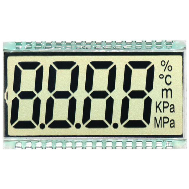 Custom Low Power Consumption Meter TN LCD Sunlight Readable LCD Segment Display Reflective Transmissive LCD Monochrome Display
