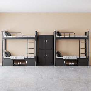 Двухъярусная металлическая двухъярусная кровать для подростков - Product Image 3