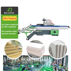 Sliding Table Precision Panel Saw Machine Industrial Wood Saws for Woodworking Plywood Wood Cutting Plywood MDF 3200X375MM