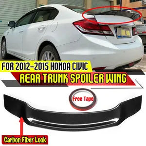 Alerón Trasero de Maletero ABS Estilo R para Honda Civic 8ª Gen 2006-2011 y 9ª Gen 2012-2015 - Product Image 1