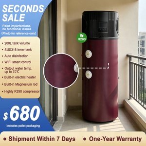 Pompe à chaleur air-eau monobloc SUNTREE R290, chauffe-eau 200L, eau chaude 70°C, réservoir en acier inoxydable, articles en promotion de deuxième main - Product Image 1