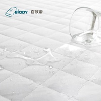 Protège-matelas matelassé 200 g/m² pour lit double, imperméable et respirant, épais, pour hôtel
