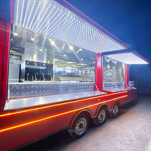 La meilleure vente Mobile Bar Trailer Food Truck remorque conteneur café kiosque caravane alimentaire vintage - Product Image 6
