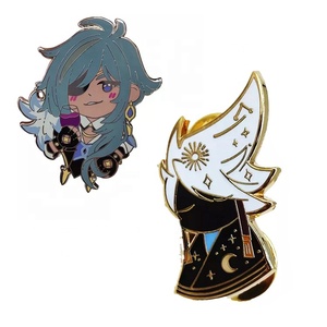 Spilla da bavero professionale personalizzata da uomo, con <span class=keywords><strong>stampa</strong></span> serigrafica, in metallo, placcata oro, smalto duro, a tema 'Run in Cities' - Product Image 5