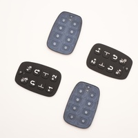Teclado de Silicona Impreso OEM, Botones con Símbolos Personalizados para Control Remoto Electrónico
