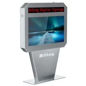 Drahtlose digitale bildschirme 32 zoll Wind-gekühlt vertikale bildschirm landung outdoor werbung maschine-2 lcd media player