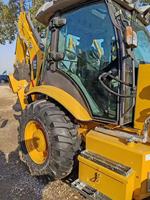 Bekas Caterpillar 420F Excavator Backhoe dengan mesin Motor & pompa 102 HP 1.38m Bucket untuk pengembangan tanah bergerak Tanah