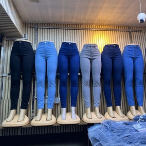 <span class=keywords><strong>Jeans</strong></span> <span class=keywords><strong>Skinny</strong></span> da Donna a <span class=keywords><strong>Vita</strong></span> Alta in Denim, Strappati e Lavati, Personalizzati, alla Moda, Estivi, Attillati, a Basso Prezzo, per il Commercio Transfrontaliero - Product Image 2