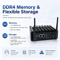 Mini PC embarqué Intel Core I3-8145U double LAN sans ventilateur pour les kiosques de billetterie en libre-service