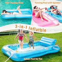 Piscine gonflable de haute qualité NOVA en PVC, chaise longue flottante pour bronzer, baignoire solaire pour piscine, lac, plage, plaisir aquatique estival