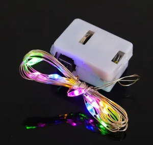 1M <span class=keywords><strong>LED</strong></span> Dây đồng chuỗi ánh sáng với 3-chức năng chế độ nhấp nháy hộp pin cho sinh nhật năm mới bên trang trí phong cách thời trang - Product Image 5