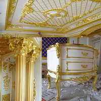 Feuille d'or pour les arts Dorure Artisanat Peinture Décoration de meubles Feuilles d'or