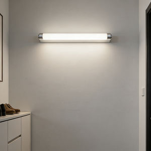 Luz LED para Espejo de Vanidad, IP44 Impermeable, 3CCT, Lámpara de Pared Moderna para Baño, Montaje Superficial, Luz de Maquillaje Metálica para Hotel y Hogar - Product Image 4