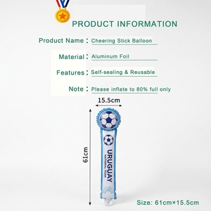 Bastón Inflable de Animación para Niños y Adultos, Noche de Apreciación al Fanatismo - Product Image 4