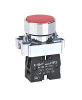 Chint NP2-BA31 50/60Hz 6-415V IP40 Vert interrupteurs à bouton-poussoir