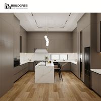 Buildgres Style Européen Design Gris Laque Portes Philippines-Hanging-Cabinet-Cuisine Mélamine Conseil Mdf Tiroir Armoire de Cuisine