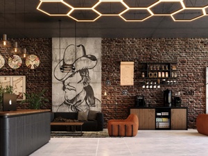 Bespoke Barber Interior Design Service Modern Men Salon Grooming Lounge Renovation and Commercial Retail Store <b>Fitting</b> - Product Image 6