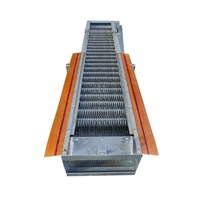 Mesin Pengolahan Air Limbah Pabrik Kertas Strip Screen Mesin Pengolahan Air Limbah Rotating Grille Rake Strip Screen Motor Pompa