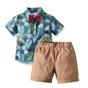 Costumes d'été à imprimé dessin animé 4 pièces, vêtements pour bébés garçons, robes pour garçons de 3 ans, KBLS-010 - Product Image 4