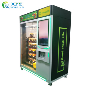 Distributeur automatique 24h/24 pour hôpitaux, aéroports, centres commerciaux, proposant pain, sandwichs, légumes, œufs et autres aliments. - Product Image 3