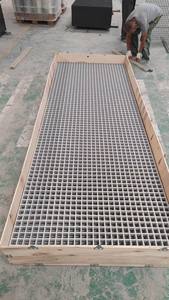 Grille de vidange de tranchée en fibre de verre FRP Prof Grille en fibre de verre - Product Image 5