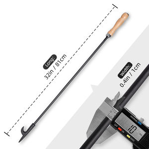 Moderno Porta Legna in Acciaio con Supporto <span class=keywords><strong>per</strong></span> Tronchi <span class=keywords><strong>per</strong></span> Uso Interno e Campeggio - Product Image 2