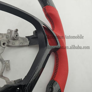 Hot Products Carbon Fibre Perforated Leather red Top Stripe Steering <b>Wheel</b> for Infiniti G27 G37 Car Steering <b>Wheel</b> - Product Image 3