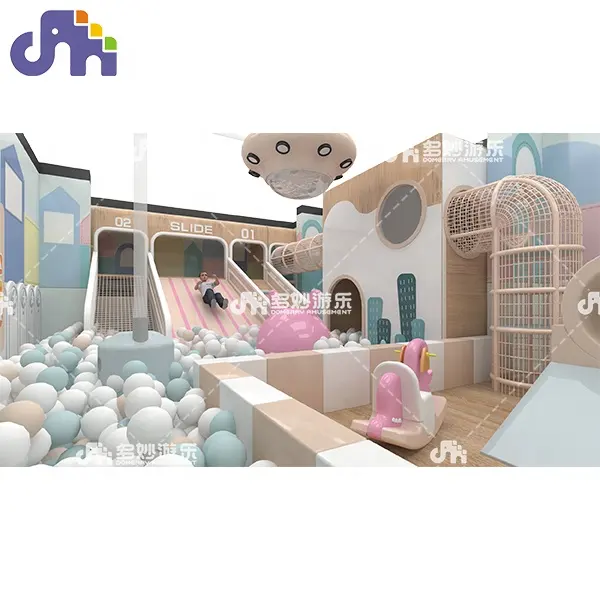 Domerry Nieuw Ontwerp Op Maat Kleine Indoor Speeltuin Kinderen Speelhuis Zachte Speelruimte Apparatuur Fabrikant