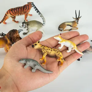 Neues Produkt Kinder Simulation kleine Vögel Kunststoff Dschungel Wald Tiere Nutztier Modell Set Spielzeug mit großer Förderung