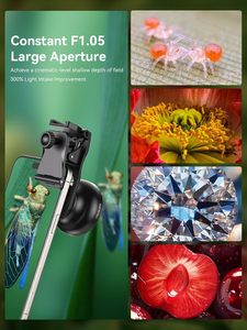 Lente Macro de 100 mm para iPhone con Filtros CPL/Estrella, Clip de Sujeción Universal para Lentes, Compatible con Casi Todos los Teléfonos Inteligentes - Product Image 4