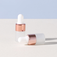 Vente en gros, 1ml, 2ml, 3ml, 5ml, blanc clair, givré, surface, petit compte-gouttes, flacons en verre, bouteille à vendre