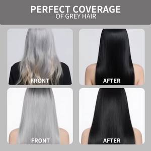 แชมพูย้อมผมสีดำกึ่งถาวรสีแอปเปิ้ลครีมสำหรับร้านเสริมสวยพร้อมการสนับสนุน OEM 500มล. ยอดนิยม - Product Image 6