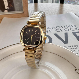 Relojes <span class=keywords><strong>de</strong></span> Oferta para Dama Cuadrados con Correa <span class=keywords><strong>de</strong></span> Acero Inoxidable para Mujer y Chica, Relojes <span class=keywords><strong>de</strong></span> Pulsera Minimalistas <span class=keywords><strong>de</strong></span> Cuarzo en <span class=keywords><strong>Plata</strong></span> y Oro - Product Image 6