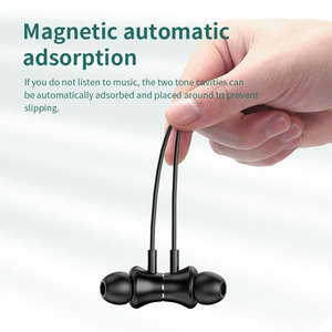 Auriculares TWS I35, Auriculares deportivos impermeables de 200 horas de reproducción con indicador LED de batería, micrófono incorporado, banda para el cuello, auriculares estéreo - Product Image 5