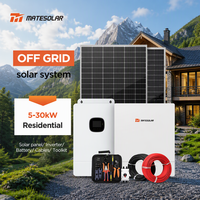 Harga Grosir Paket Lengkap Sistem Tenaga Surya Off Grid 5kw 10KW 12KW 15KW 20KW 30KW untuk Sistem Energi Surya Villa Independen