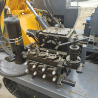 Foreuse à colonne diesel JinDi JD800 avec moteur, boîte de vitesses, pompe et PLC, profondeur de forage max. 400 m, capacité de levage 8T