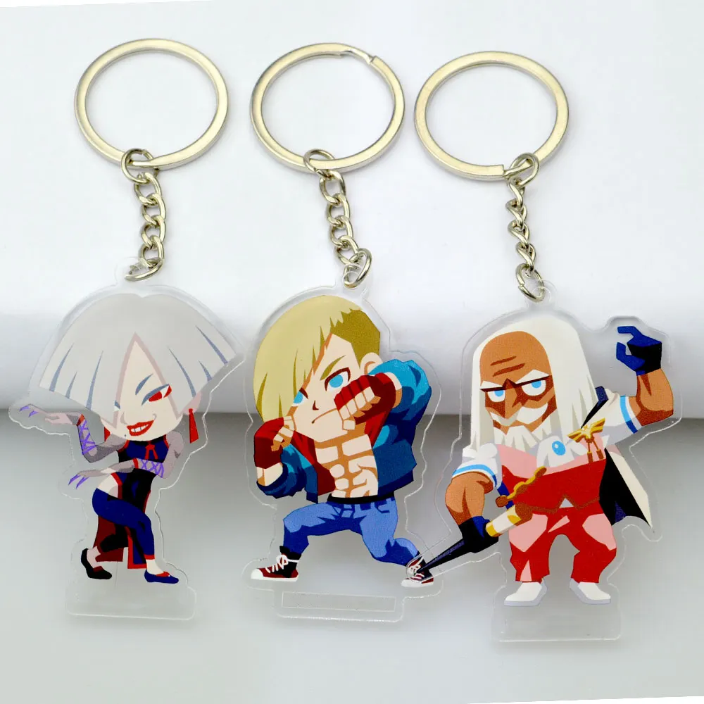 Wholesale Keyring Maker Make Your Own Transparent Blank Printed Anime Photo Custom Clear Acrylic Key Ring Chain Keychain