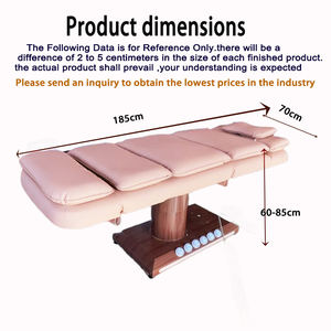 Современная регулируемая электрическая кушетка из нержавеющей стали для спа-процедур и массажа, мебель для салонов красоты - Product Image 5