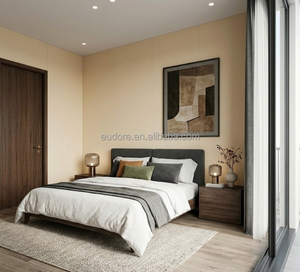 Revestimiento de <span class=keywords><strong>Pared</strong></span> Interior Decorativo SPC de Tacto Suave, Anticolisión, Impermeable y Resistente al Fuego para el Hogar, Casa y Hotel - Product Image 1