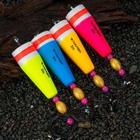 Pelampung Pancing Berbobot THKFISH 4PCS Busa EVA Kawat Baja Tahan Karat untuk Air Asin dan Air Tawar