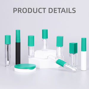 Tubes de brillant à lèvres ronds en or rose avec logo personnalisé emballage de tubes de brillant à lèvres vides transparents Tubes de brillant à lèvres de couleurs baume à lèvres vide - Product Image 2