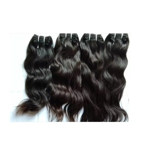 Qualité d'exportation 100% cuticule brute alignée vierge indienne cheveux os droit Remy Double dessiné 10A 12A 15A cheveux humains résistant à la chute - Product Image 1