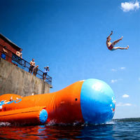 Jouets gonflables pour le lac : Blob de catapulte aquatique gonflable pour sports nautiques et sauts aquatiques