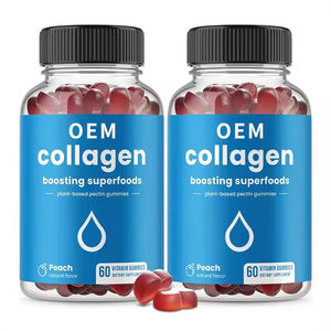 OEM Etiqueta Privada suplementos alimenticios vegano colágeno vitamina C blanqueamiento de la piel L-glutatión gomitas con precio al por mayor - Product Image 4